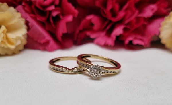 9ct Yellow Gold Diamond Bridal Set TW377614 - Image 2