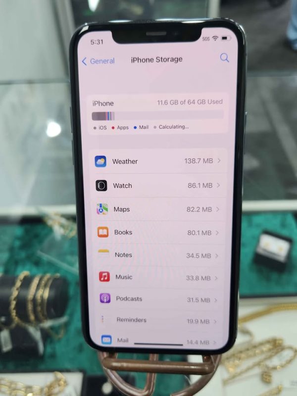 APPLE IPHONE 11 PRO MOBILE PHONE #GN387397 - Image 4