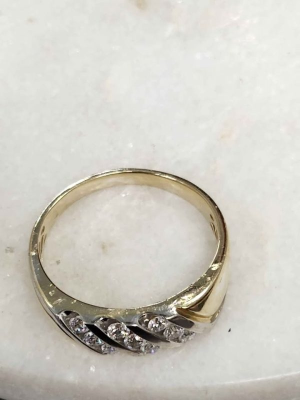 9CT YELLOW GOLD LGD RING #GN386384 - Image 3