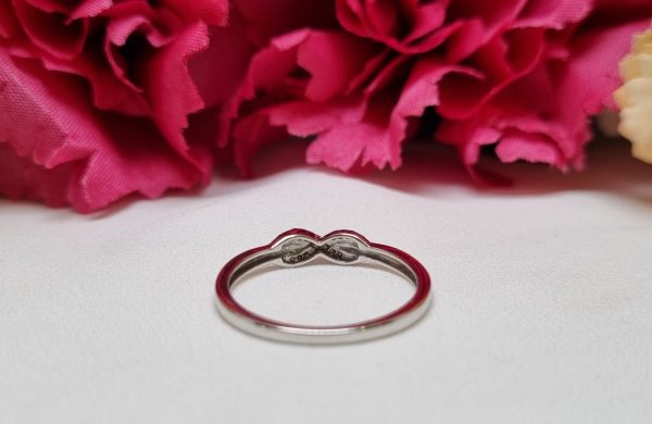 10ct White Gold Twist Ring TW384478 - Image 10