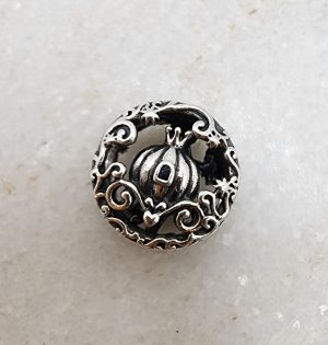 Pandora Disney Cinderella Midnight Pumpkin Openwork Charm Sterling Silver - IP377423-9