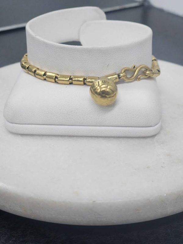 24CT YELLOW GOLD BRACELET #GN390396 - Image 10