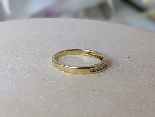Ladies 9ct Gold Diamond Ring - BP387527 - Image 4