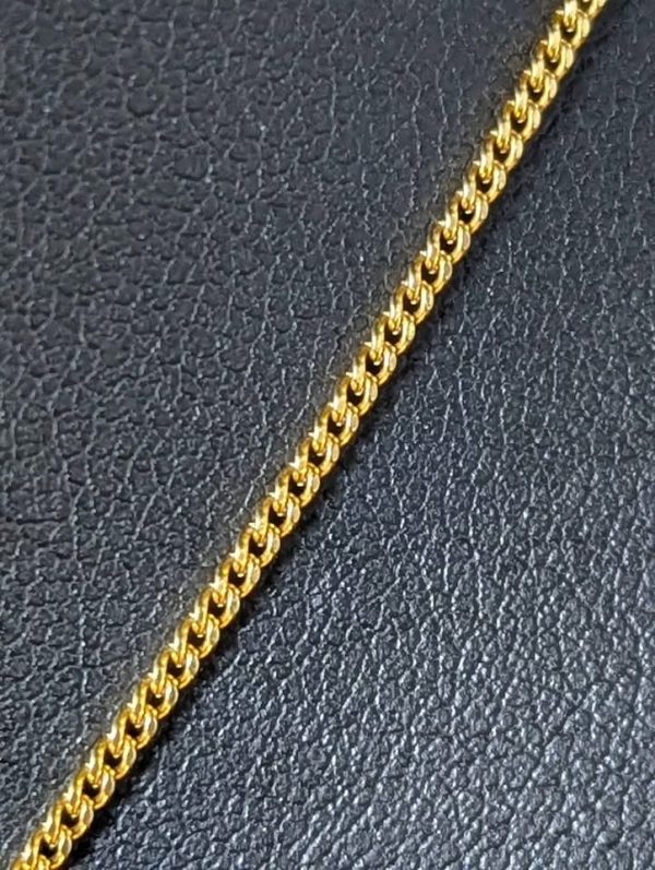Unisex 9CT Yellow Gold Necklace With Crucifix Pendant (3.5gms) - BP385928 - Image 3