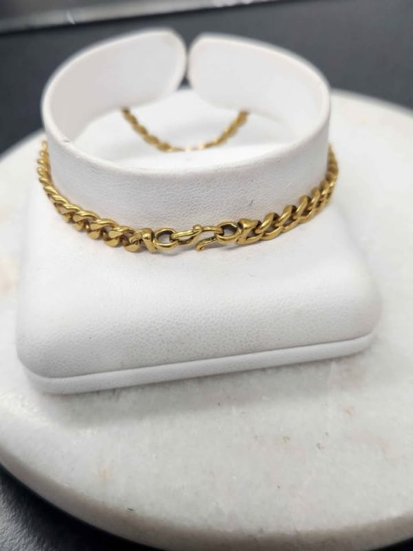 24CT YELLOW GOLD BRACELET #GN390395 - Image 6