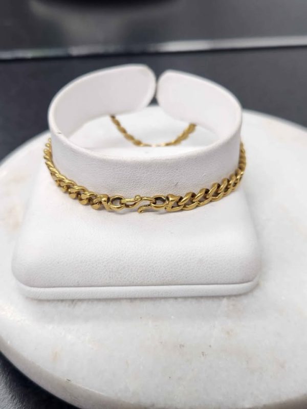 24CT YELLOW GOLD BRACELET #GN390395 - Image 14