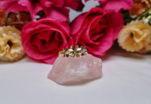 9ct Tri-Gold Clover Leaf Ring TW375614