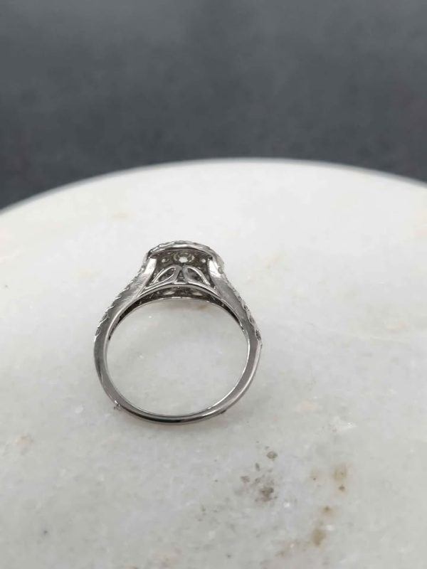 14CT WHITE GOLD DIAMOND CLUSTER RING #GN347415 - Image 3