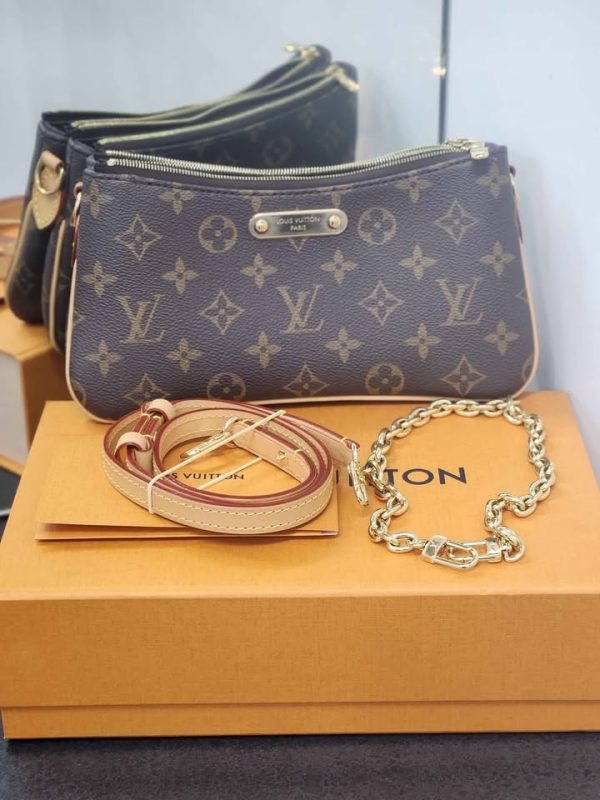 LOUIX VUITTON LIV POCHETTE BAG IN BOX WITH RECEIPT #GN381386 - Image 2