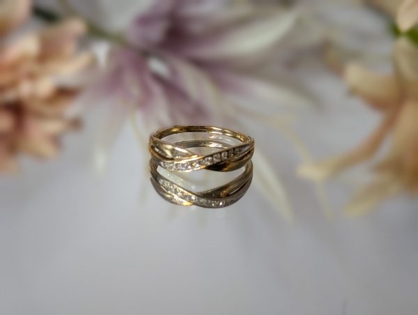 Ladies 9ct Gold Diamond Ring - BP370710 - Image 9