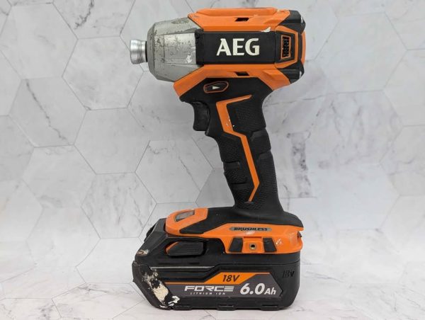 AEG 18V Brushless Impact Driver w/ 6.0Ah Battery - BP391387 - Image 2
