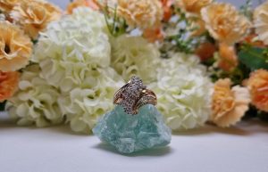 9ct Yellow Gold Cluster Ring TW385555