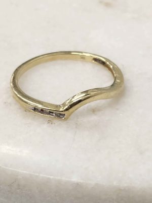 9CT YELLOW GOLD RING #GN386188