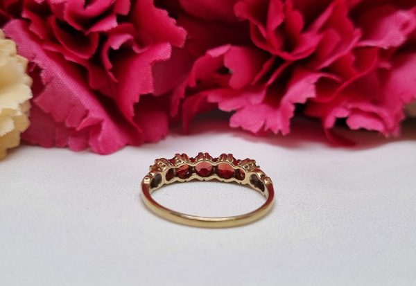 9ct Yellow Gold Five Stone Ring TW370653 - Image 8