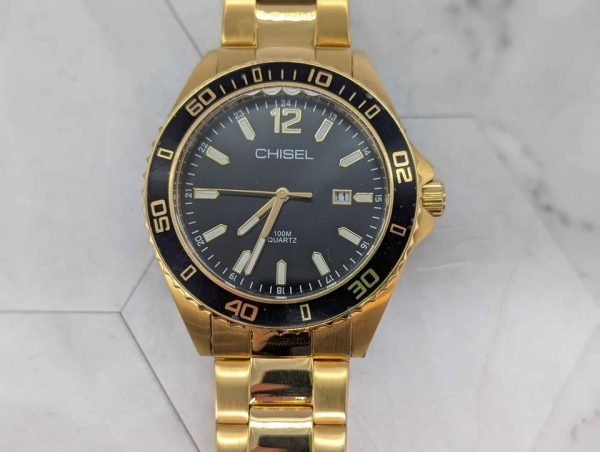 Mens Chisel Gold-Tone Watch (5829026) - BP385124 - Image 2