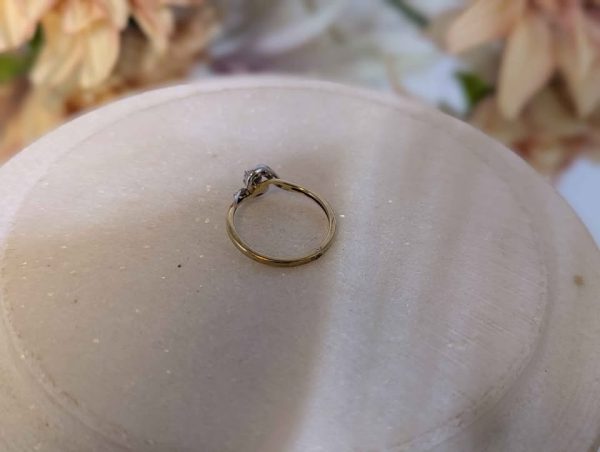 Ladies 9CT Yellow Gold and Diamond Ring (1.6gms) - BP365322 - Image 7