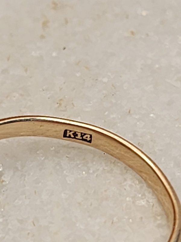 Ladies 14CT Yellow Gold Pearl Ring - IP348499 - Image 12