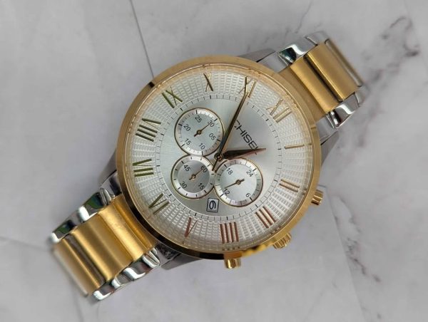 Mens Chisel Gold & Silver Tone Watch (5821009) - BP385127