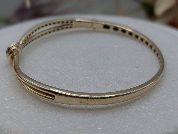 Ladies 10CT Yellow Gold Tieknot Bangle (12gms) - BP382831 - Image 6