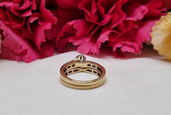 9ct Yellow Gold Diamond Bridal Set TW377614 - Image 8