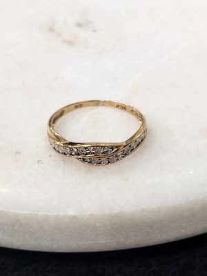 9CT YELLOW GOLD RING #GN344160
