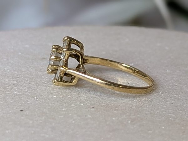 Ladies 9ct Gold Flower Pattern Ring - BP370602 - Image 14