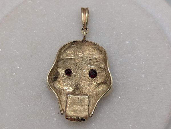 Unisex 9CT Yellow Gold and Ruby Jigsaw Pendant (14.3gms) - BP388208 - Image 6