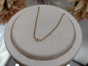 Ladies 9CT Yellow Gold Belcher Chain Necklace (3.6gms) - BP375205