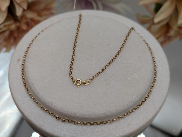 Ladies 9CT Yellow Gold Belcher Chain Necklace (3.6gms) - BP375205