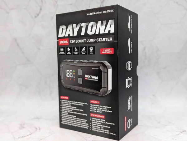 Daytona 2000A 12V Boost Jump Starter (DB2000X) - BP387004