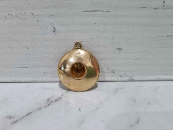 14CT YELLOW GOLD SOMBRERO HAT PENDANT TW384818-4 - Image 2