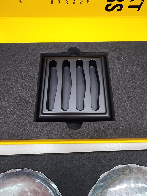 Caterpillar 100 Year Anniversary Metal Coaster Set and Stand w/ Display Box - IP388951 - Image 7