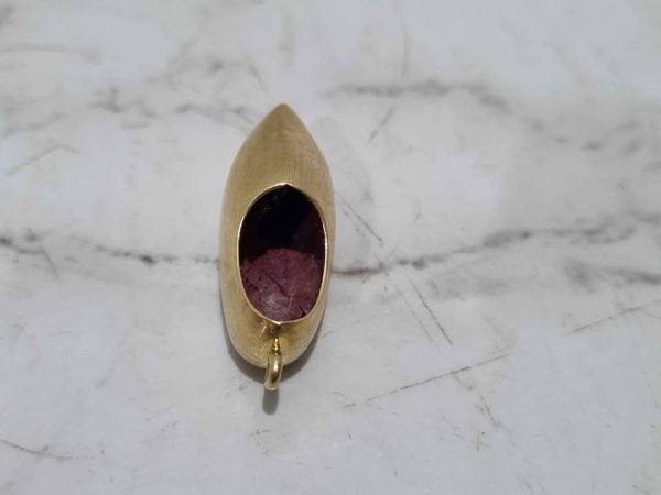 14CT YELLOW GOLD SHOE PENDANT TW384818-3 - Image 5