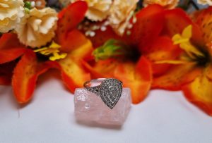 14ct White Gold Diamond Pear Cluster Ring TW376484