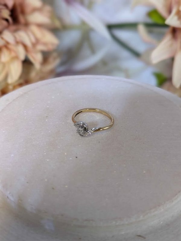 Ladies 9CT Yellow Gold and Diamond Ring (1.6gms) - BP365322 - Image 8