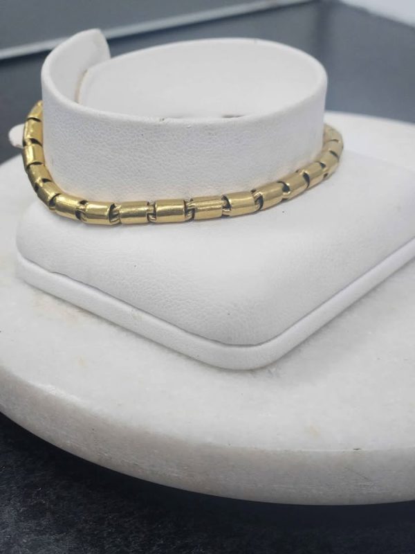 24CT YELLOW GOLD BRACELET #GN390396 - Image 12