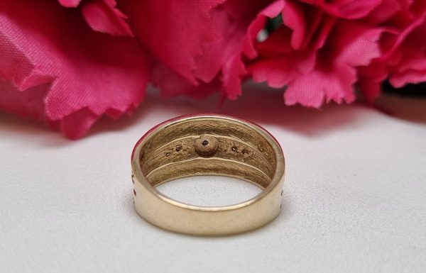 9ct Yellow Gold Diamond Dress Ring TW384472 - Image 6