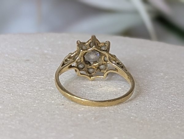 Ladies 9ct Gold Flower Pattern Ring - BP370602 - Image 13