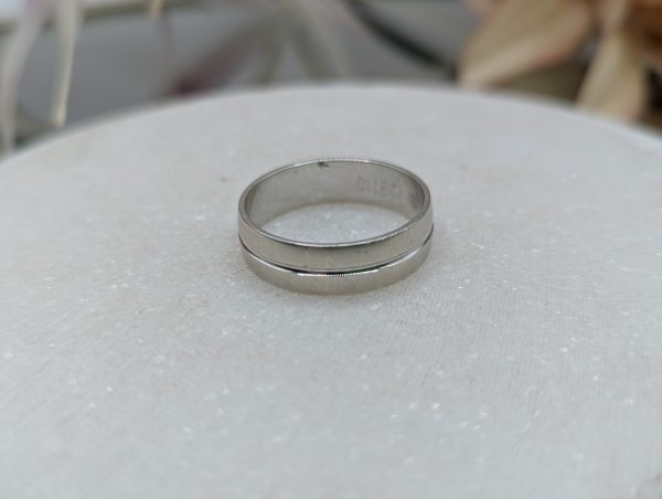 Mens 9CT White Gold Ring (4.6gms) - BP387526 - Image 3