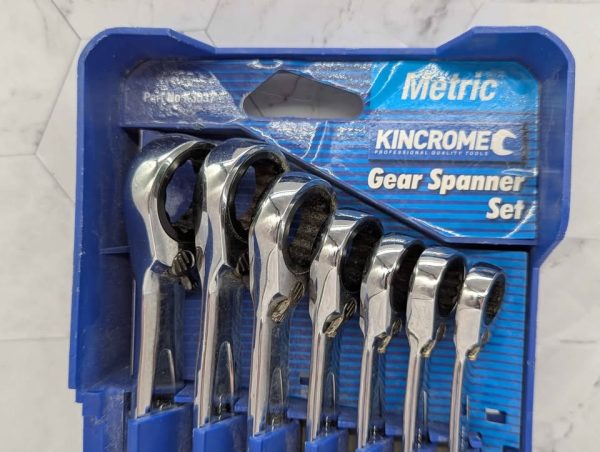 Kincrome 7 Pce Metric Gear Spanner Set (K3037) - BP391386 - Image 3