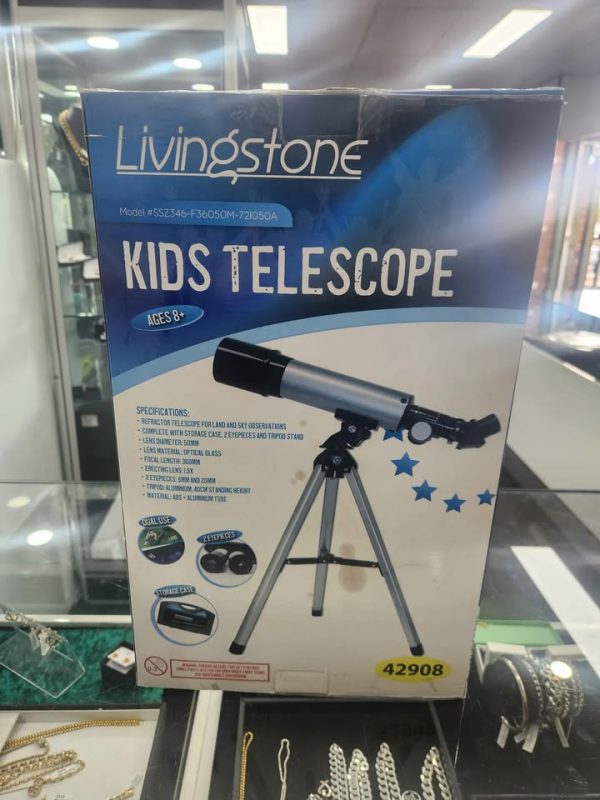 KIDS LIVINGSTONE TELESCOPE IN BOX #GN387308 - Image 8