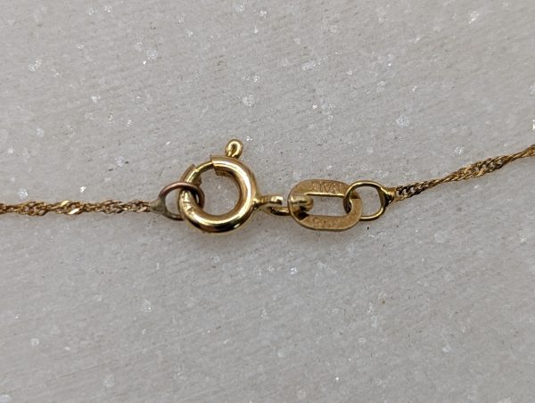 Ladies 9CT Yellow, White and Rose Gold Anklet (0.7gms) - BP366093 - Image 4