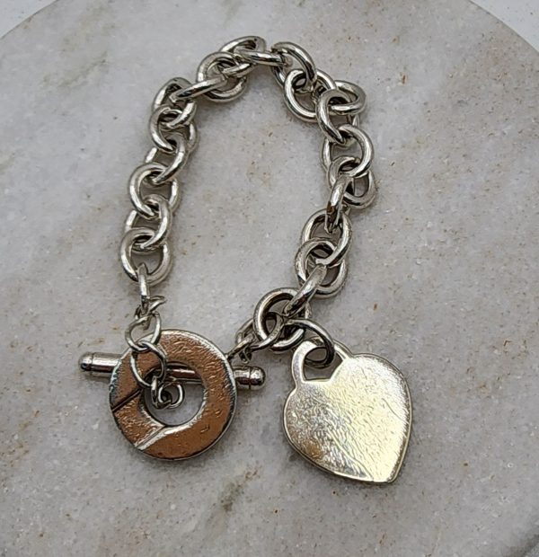 Tiffany&Co. Heart Tag Toggle Bracelet Silver 925 - IP382661 - Image 18