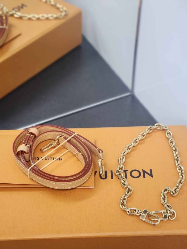LOUIX VUITTON LIV POCHETTE BAG IN BOX WITH RECEIPT #GN381386 - Image 11