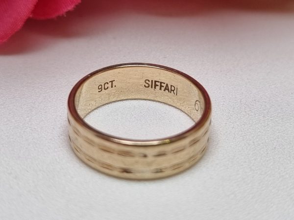 9ct Yellow Gold Band TW384819 - Image 7