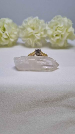 18ct Yellow Gold Solitaire Diamond Ring TW314498