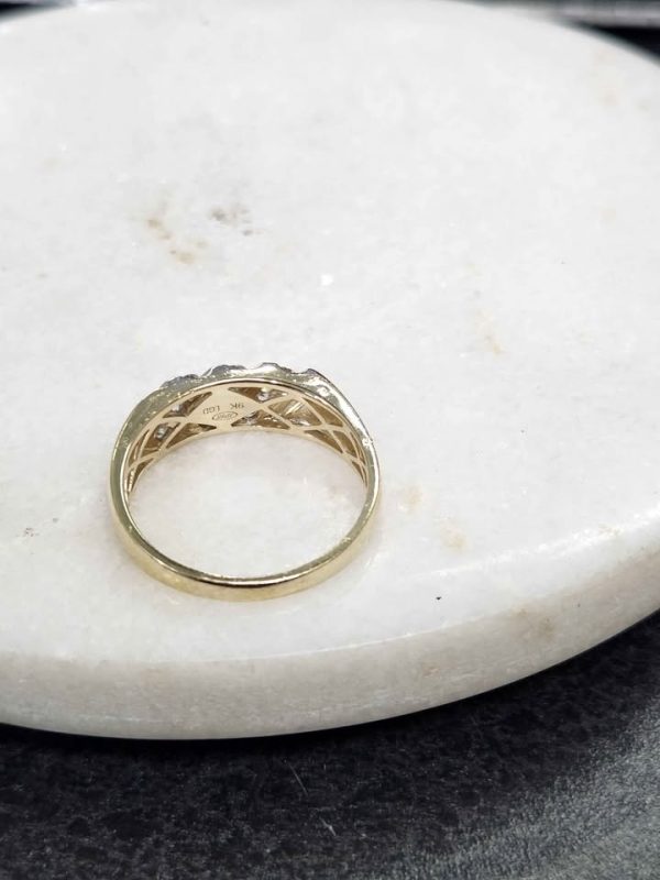 9CT YELLOW GOLD LGD RING #GN386384 - Image 13