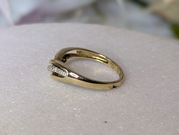 Ladies 9ct Gold Diamond Ring - BP370830 - Image 5