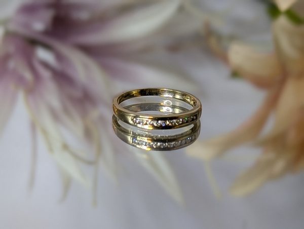 Ladies 9ct Gold Diamond Ring - BP387527 - Image 5