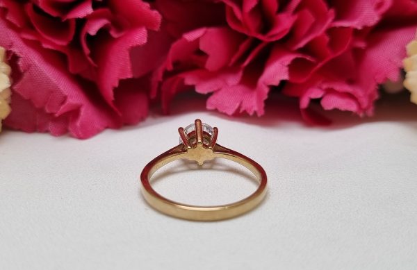 9ct Yellow Gold Solitaire Ring TW369925 - Image 4